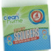 Clean Home Heavy Duty Scourers, 4 ct