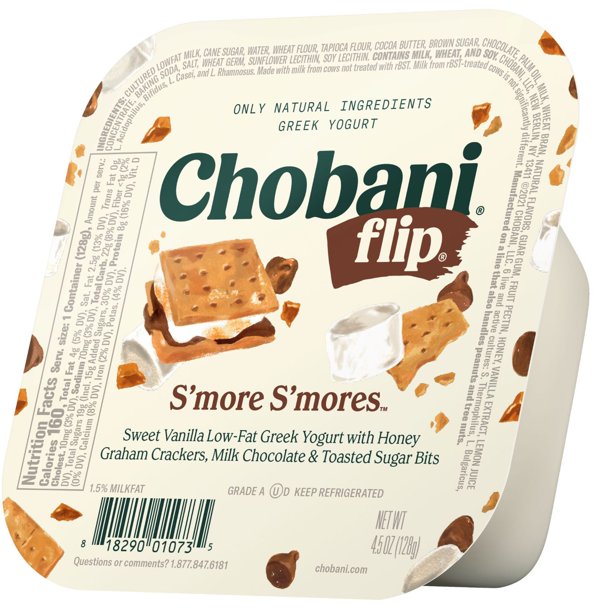 Chobani Flip Low-Fat S'more S'mores Greek Yogurt , 4.5 oz