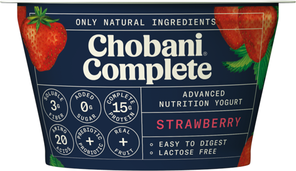 Chobani Complete Strawberry Greek Yogurt , 5.3 oz