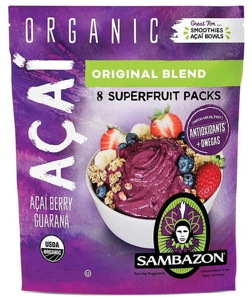 Sambazon Acai Superfruit Packs, 8 x 100 gr
