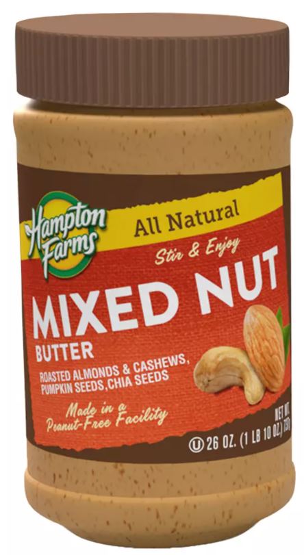 Hampton Farms Mixed Nut Butter, 26 oz