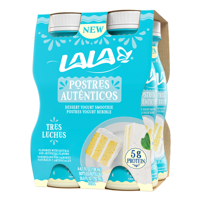 Lala Tres Leches Dessert Yogurt Smoothie, 4 x 6.7 oz