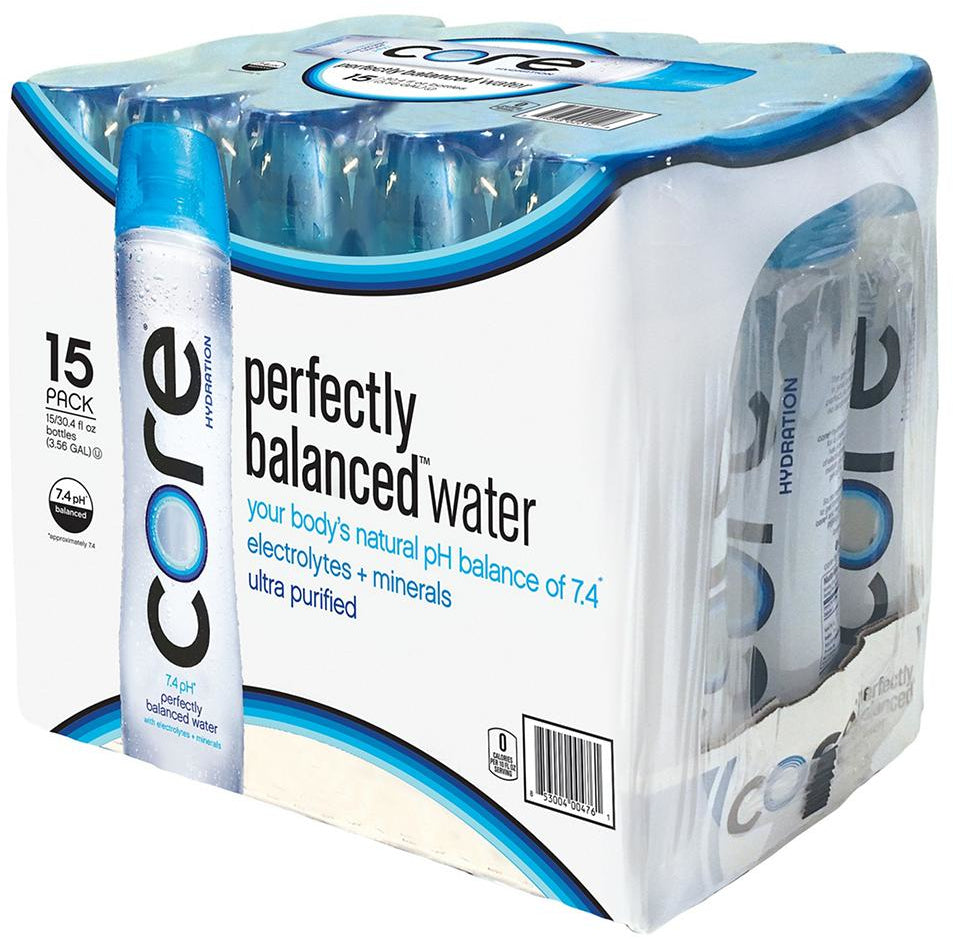 Core Hydration Nutrient Enhanced Water, Value Pack, 15 x 30.4 oz