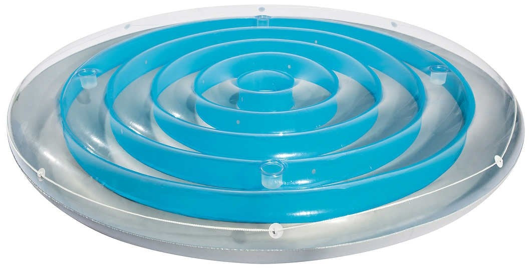 Bestway H2OGo! CoolerZ Aqua Blue Island Pool Float, 