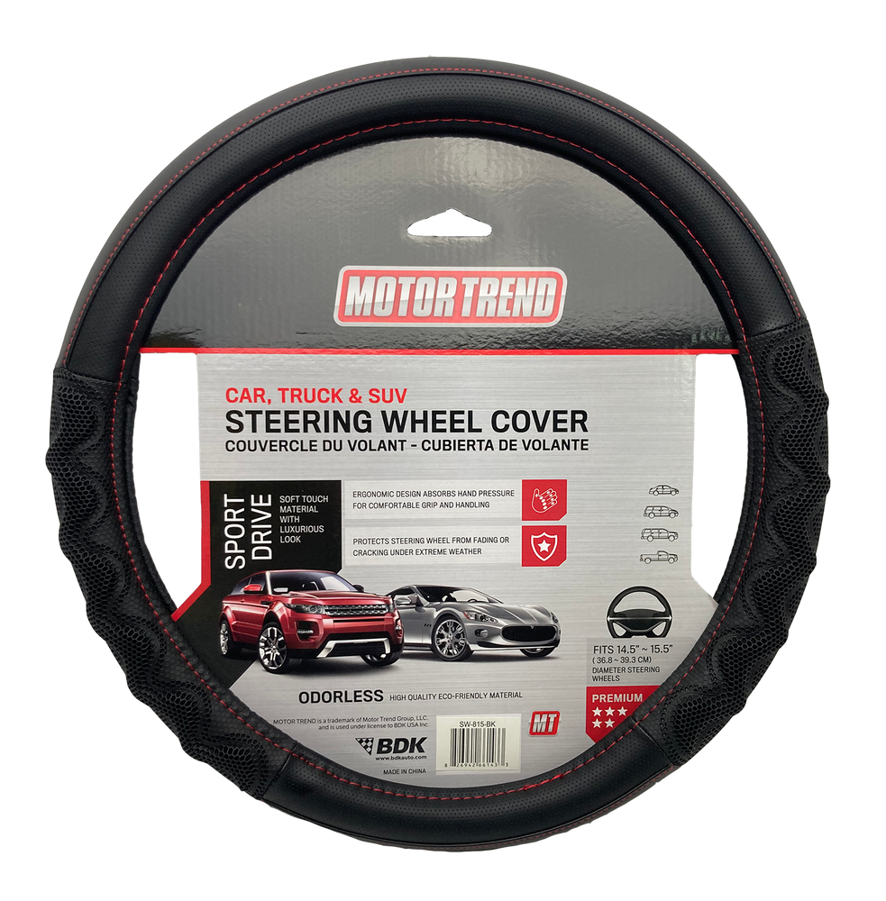 Motor Trend Car, Truck & SUV Steering Wheel Cover, 1 pc