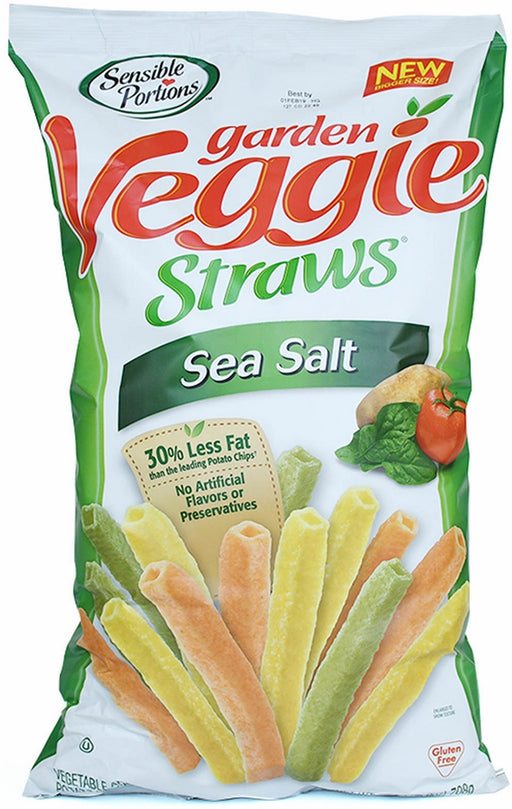 Sensible Portions Sea Salt Garden Veggie Straws, 25 oz