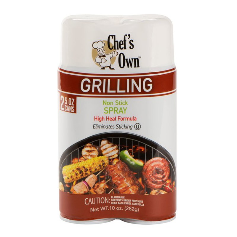 Chefs Own Grilling Spray, 2 x 5 oz.