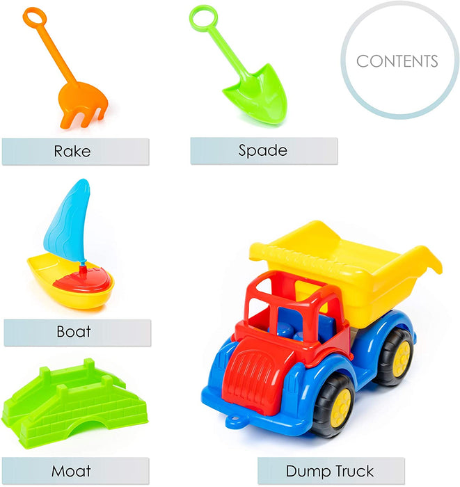 Beach Dump Truck Set , 6 pcs