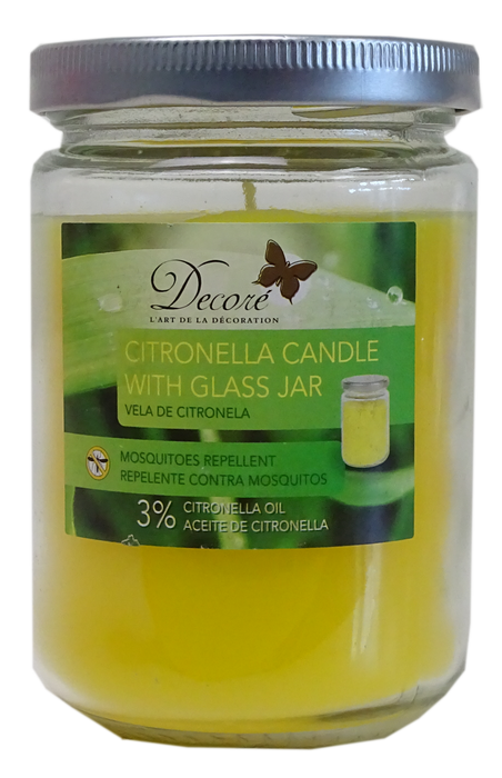 Decora Citronella Candle, 1 pc