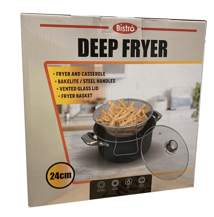 Bistro Non Stick Deep Fryer, 24 cm, 1 pc