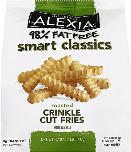 Alexia Roasted Crinkle Cut Fries, 907 gr