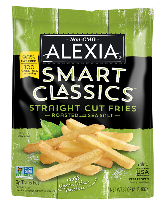 Alexia Smart Classics Straight Cut Fries Roasted With Sea Salt , 32 oz