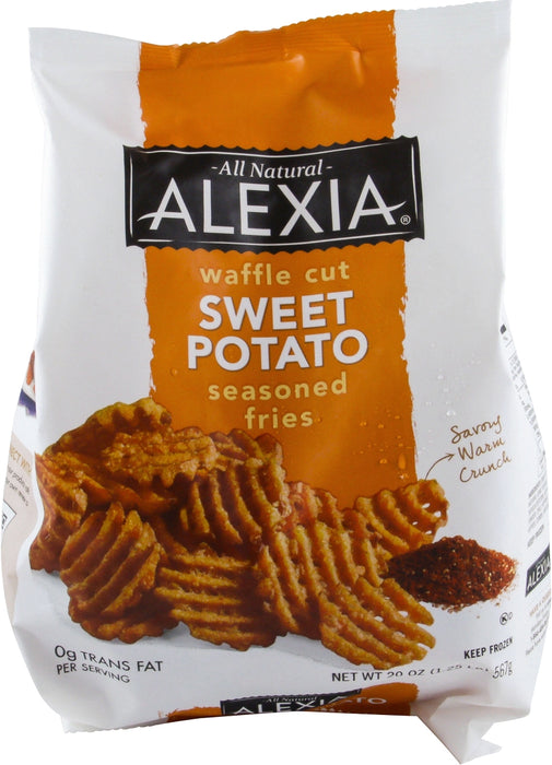 Alexia Seasoned Waffle Cut Sweet Potato Fries, 566 gr