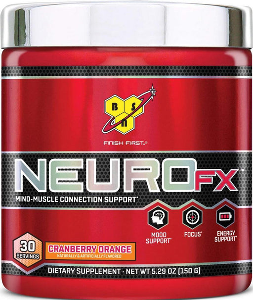 BSN Neuro FX Focus, Mood and Brain Support, Cranberry Orange, 150 gr