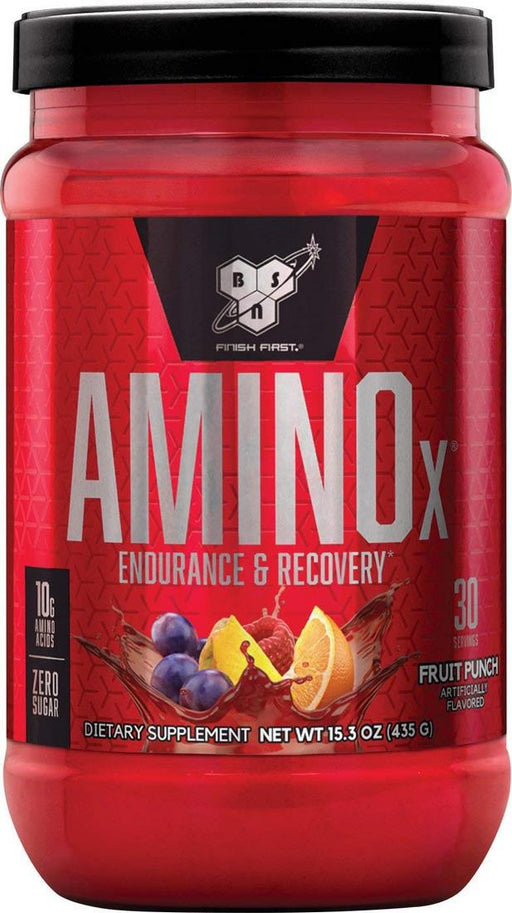 BSN Amino X Post Workout Muscle Recovery & Endurance Powder, Fruit Punch, 435 gr