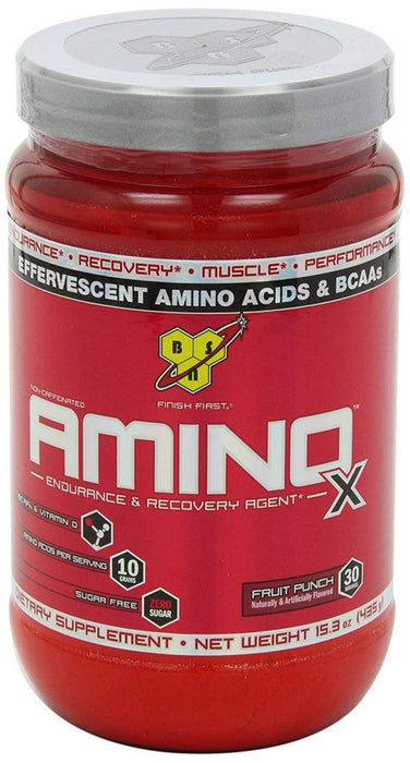 BSN Amino X Post Workout Muscle Recovery & Endurance Powder, Fruit Punch, 435 gr