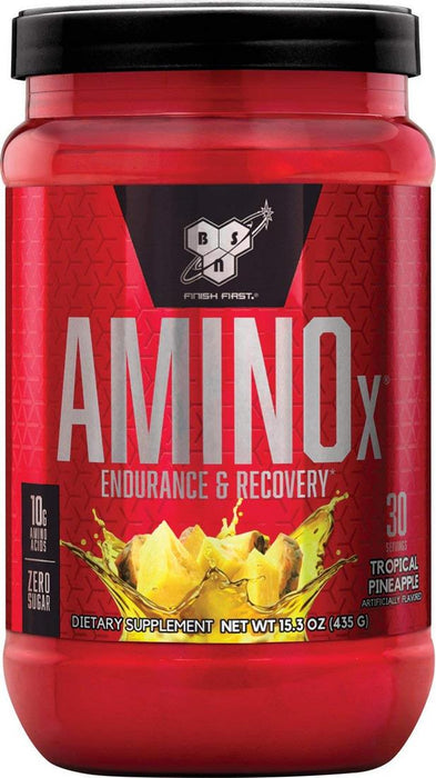 BSN Amino X Post Workout Muscle Recovery & Endurance Powder, Tropical Pineapple, 435 gr