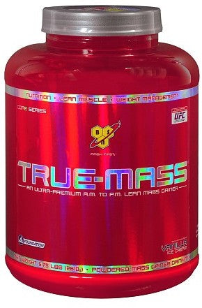 BSN True Mass, Ultra Premium Mass Gainer, Vanilla Ice Cream, 5.8 lbs