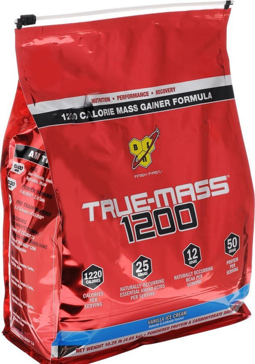 BSN True Mass 1200 Vanilla Ice Cream , 10.25 lb