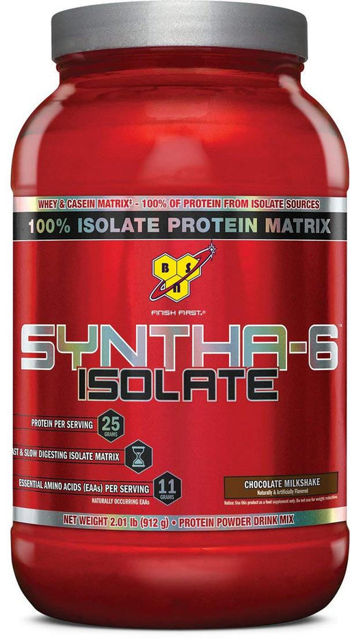 BSN Syntha-6 Isolate, Chocolate Milkshake, 2 lbs