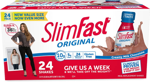 SlimFast Creamy Chocolate Shake, 24 x 325 ml