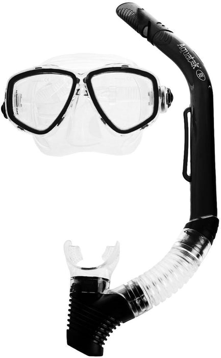 Aquatek Panoramic Mask & Snorkel Set, 