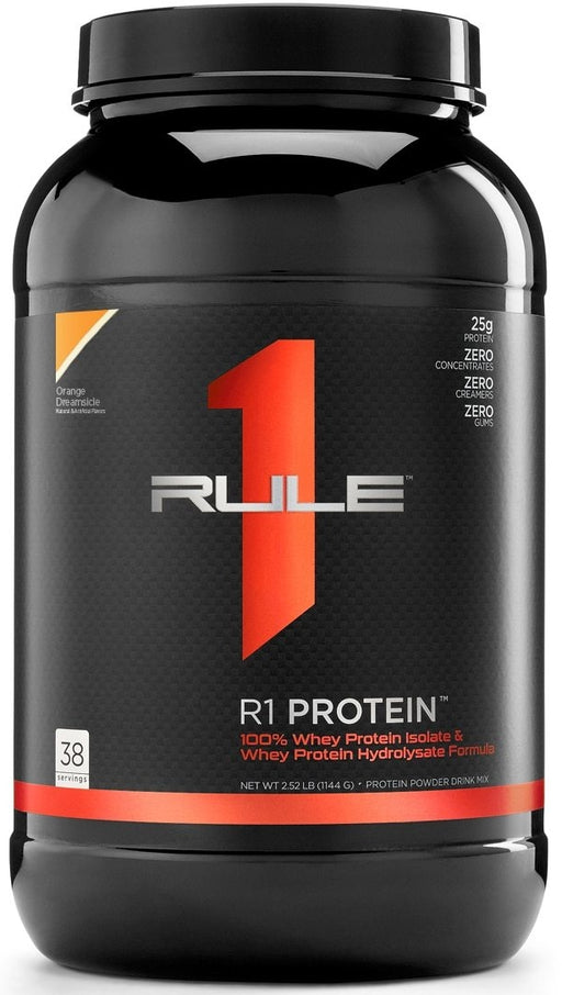 Rule 1 Whey Isolate Protein Powder, Orange Dreamsicle, 2.38 lbs
