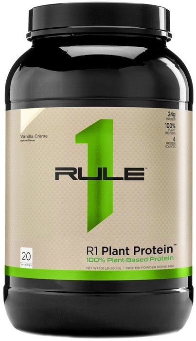 Rule 1 Plant Protein Powder, Vanilla Creme, 1.68 lbs