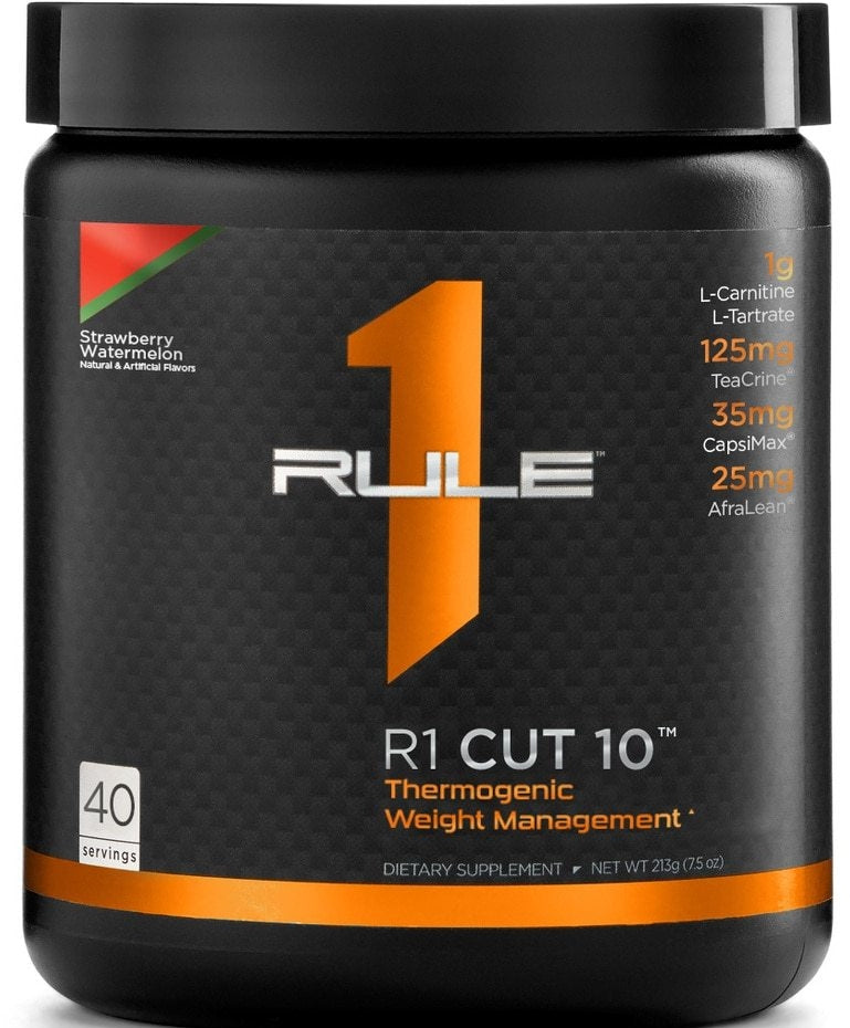 Rule 1 Cut 10 Thermogenic Weight Management, Strawberry Watermelon, 213 g