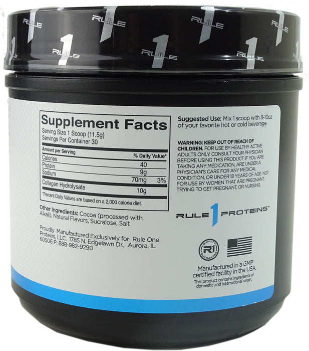 Rule 1 Collagen Chocolate Fudge 12.2 OZ