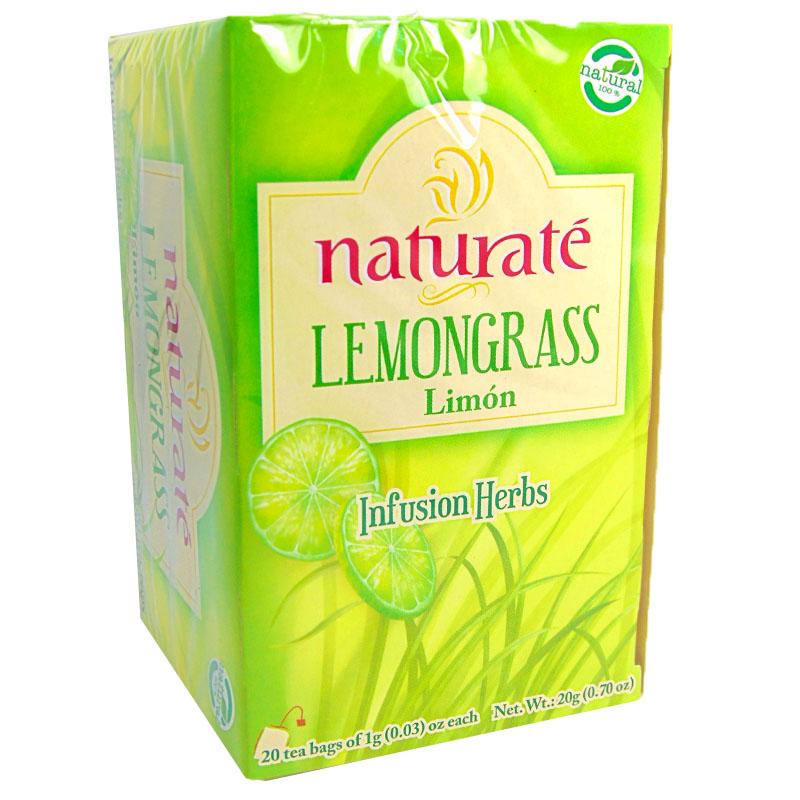 NaturaTe Lemongrass Tea Bags, 20 ct