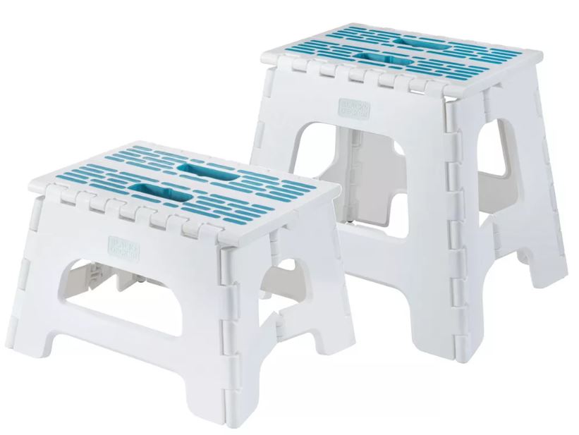 Black & Decker Folding Step Stools , 2 ct