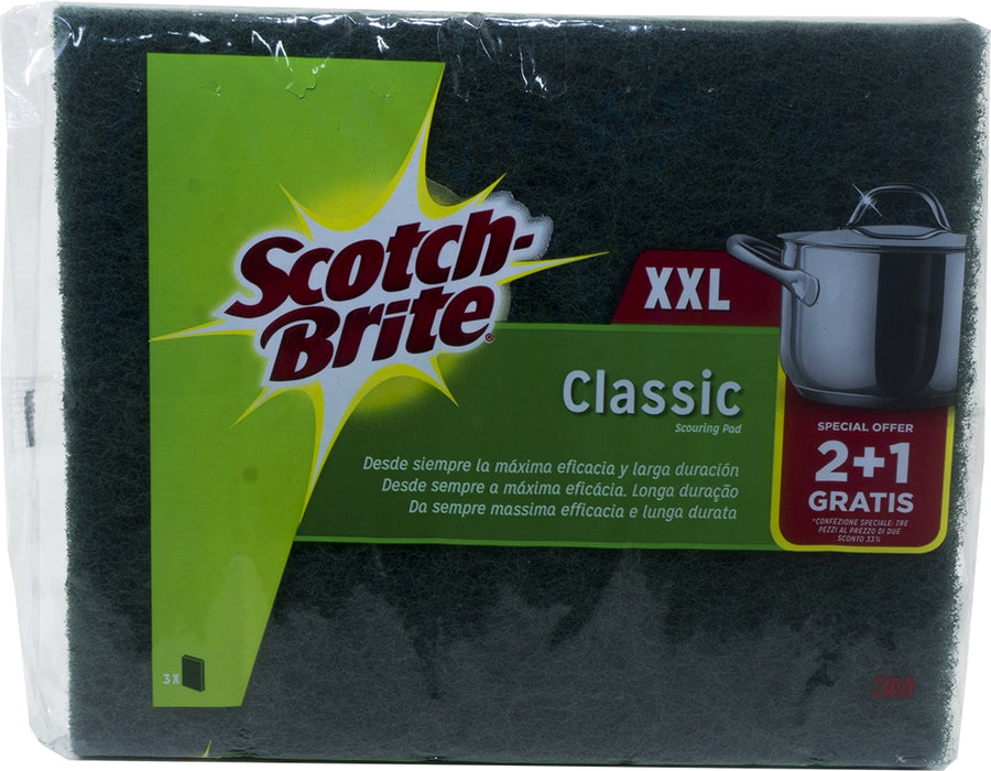 Scotch-Brite Classic Scouring Pad XXL, 3 ct