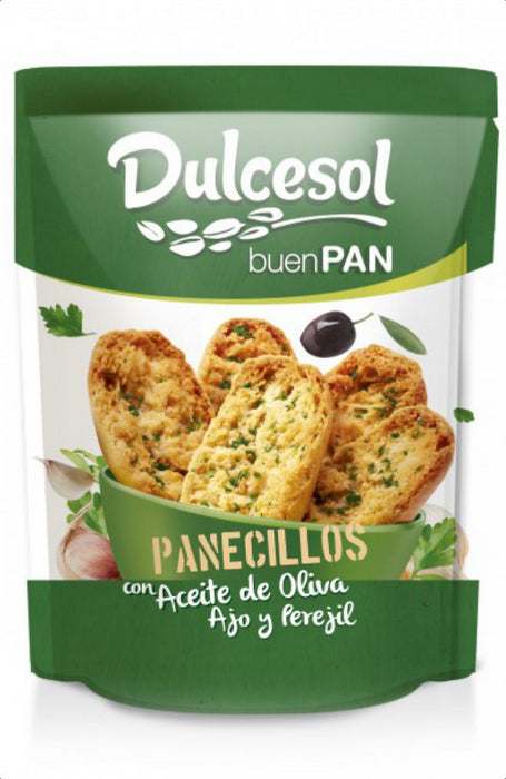 Dulcesol Panecillos Toasts with Olive Oil, Garlic and Parsley, 160 gr