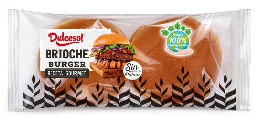 Dulcesol Burger Brioche Bread , 340 gr