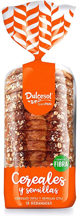 Dulcesol Cereal Bread & Seeds Bread, 675 gr