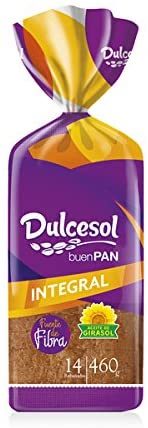 Dulcesol Whole Wheat Sliced Bread, 460 gr