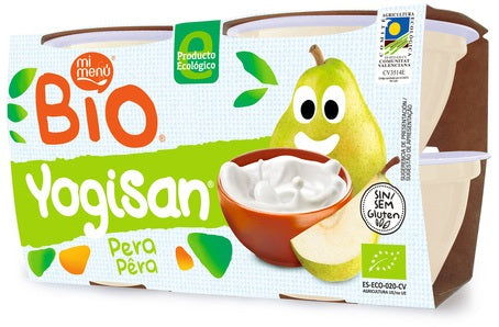 Dulcesol Mi Menu Compote, Bio Yogisan, Pear, 4 x 100 gr