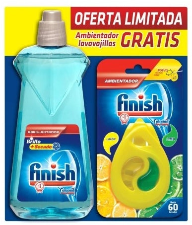 Calgonit Finish Rinse Aid and Freshener, 2-pack