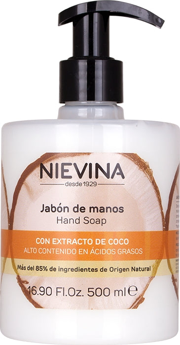 Nievina Hand Soap, Coconut, 500 ml