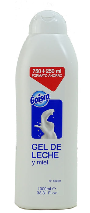 Goisco Bath Gel, Milk & Honey, 1 L