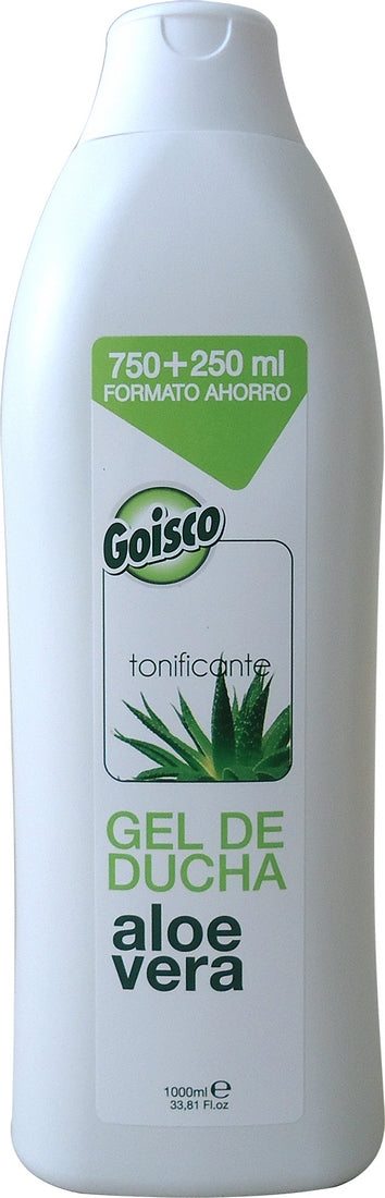 Goisco Toning Bath & Shower Gel, Aloe Vera, 1 L