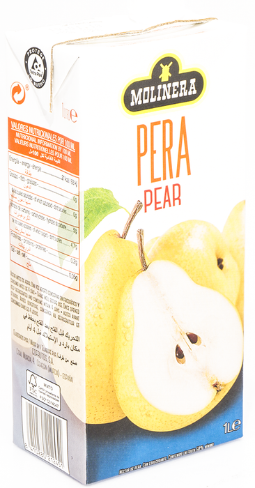 Molinera Pear Nectar, 1 L