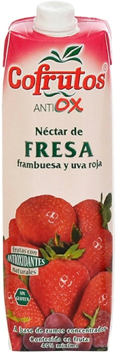 Cofrutos Strawberry Nectar (Expiration date: March 20, 2019), 1 L