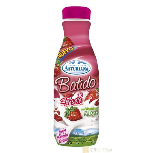 Asturiana Lowfat Strawberry Shake, 1 L