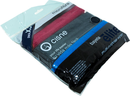Cisne 3-Pack Microfiber Cloth, 30 x 40 cm