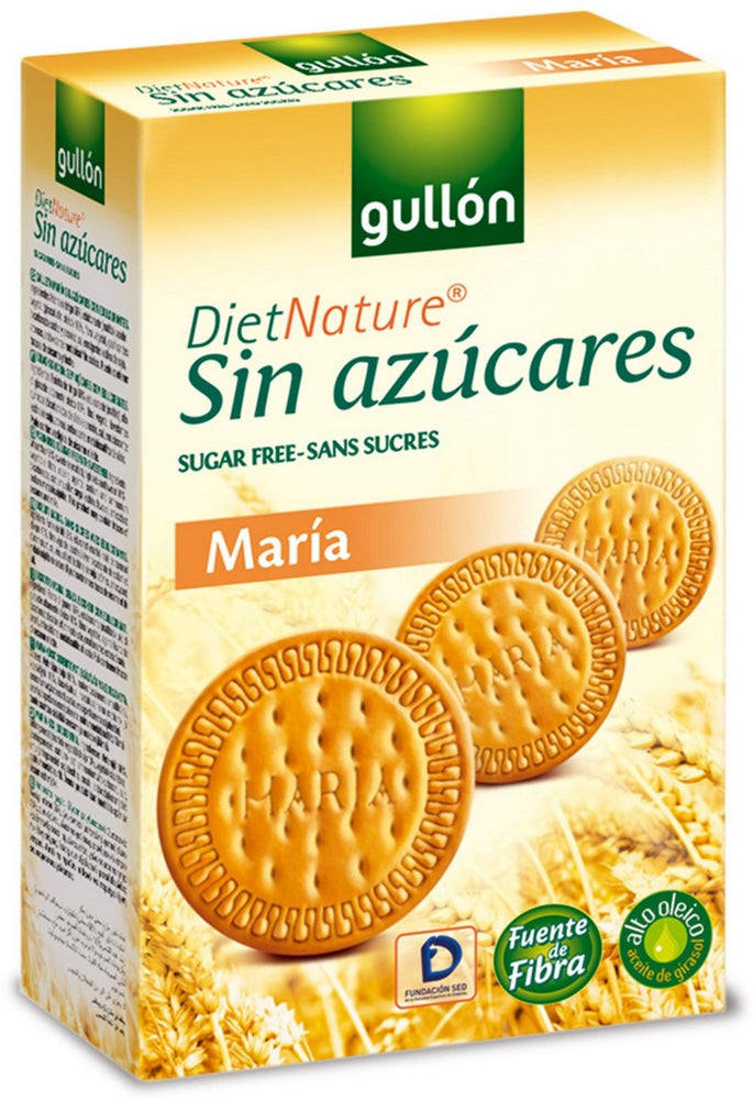 Gullon Diet Nature Maria Bisctuits, Sugar Free, 400 g