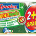 Spontex Green Power Anti Grease Scourer Value-Pack, 3 ct