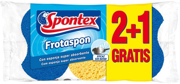 Spontex Frotaspon Dish Sponges Value Pack, 3 ct