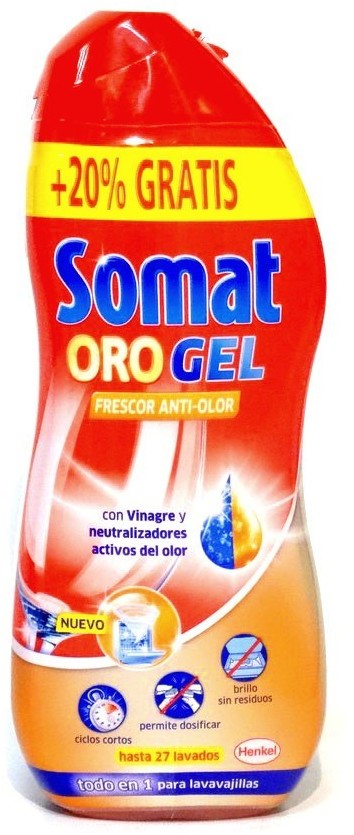 Somat Oro Dishwasher Gel, 675 ml